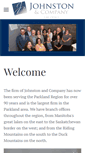 Mobile Screenshot of johnstonlawoffice.ca